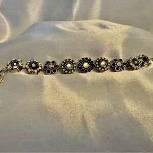 Mariana Floral Silver Bracelet